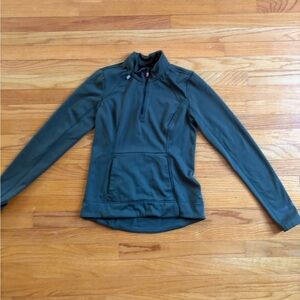 Lolë Green Quarter-Zip Pullover